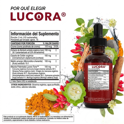 Lucora™ | Bienestar Natural para tu Glucosa, Energía y Apetito