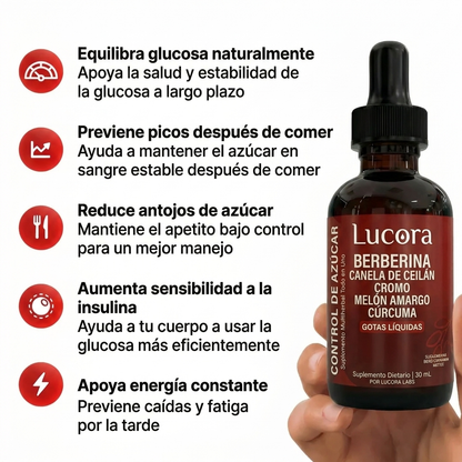 Lucora™ | Bienestar Natural para tu Glucosa, Energía y Apetito